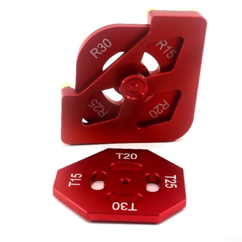 3-teiliges Holzbearbeitungs-Messgerät-Schablonen-Set aus Aluminiumlegierung für Frästischkantenhandwerk 3-teiliges Holzbearbeitungs-Messgerät-Schablonen-Set aus Aluminiumlegierung für Frästischkantenhandwerk von ZMdooreasy