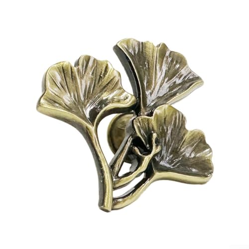 Dekorativer Schubladengriff in Blumenform für einfache Verwendung in Schränken und Kommoden (Bronze) von ZMdooreasy