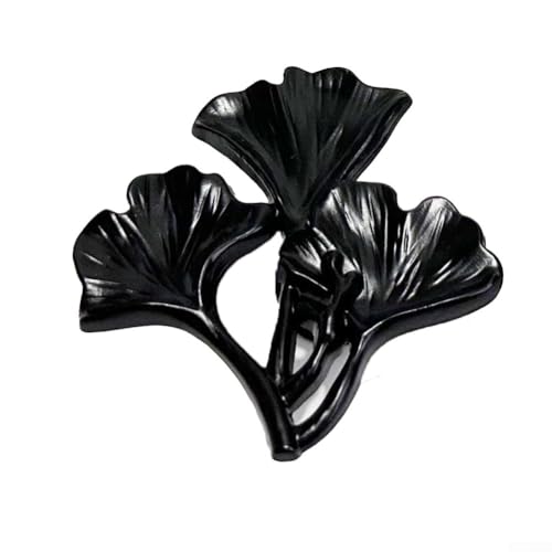 Dekorativer Schubladengriff in Blumenform für einfache Verwendung in Schränken und Kommoden (schwarz) von ZMdooreasy