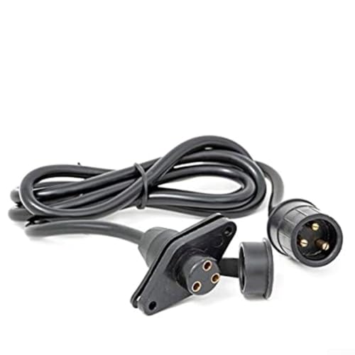 Fernbedienung für elektrische Seilwinde mit 3 Zinken und Verlängerungskabel für Fahrzeug-Recovery und Off-Road-Einsatz (A) von ZMdooreasy