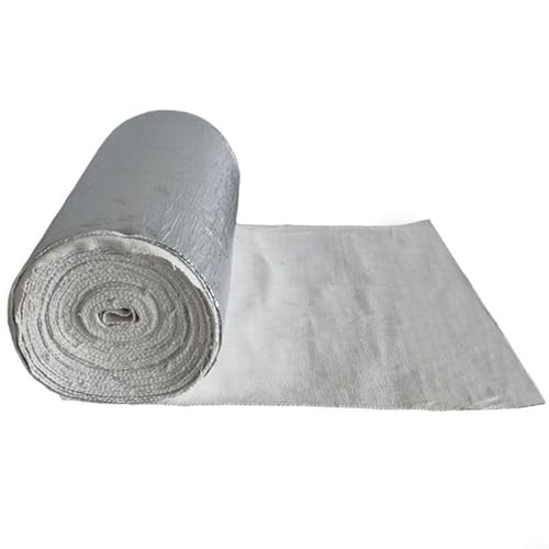 Feuerfeste Decke Keramikfasertuch 2 mm Dicke Hochtemperaturbeständige Wärmedämmung für Rohre und Ofen Feuerfeste Decke Keramikfasertuch 2 mm Dicke Hochtemperaturbeständige Wärmedämmung für Rohre und Ofen von ZMdooreasy