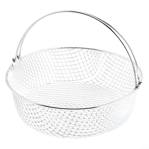 Funktioneller Fritteusenkorb aus Edelstahl mit Mesh-Design für optimales Kochen von ZMdooreasy