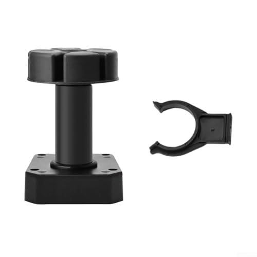 Höhenverstellbare Schrankfuß-Set, 4er-Set, geeignet für den Einsatz in mehreren Umgebungen rund ums Haus (12 cm Durchmesser) von ZMdooreasy