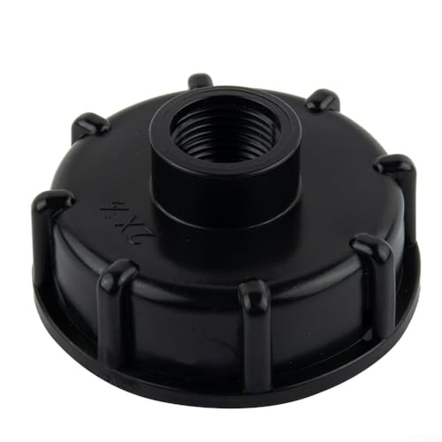 IBC Behälteradapter S60x6 mit 1 Innengewinde für den effizienten Einsatz mit handelsüblichen Rohrverschraubungen (1/2) von ZMdooreasy