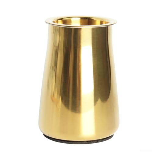 Kaffeemehlsieb und Brühbecher 3 in 1 Werkzeug aus 304 Edelstahl für Kaffeeliebhaber (Gold) von ZMdooreasy