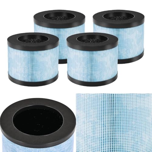 Luftfiltersystem Ersatzfilter 4-teiliges Set für Aroeve für MK01 Cleaner Air von ZMdooreasy