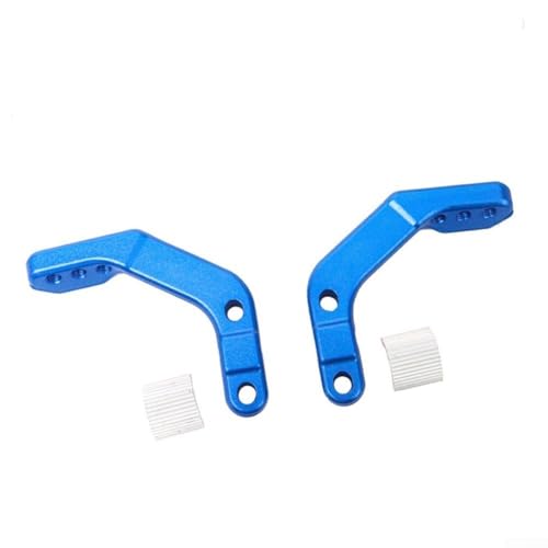 Motorrad-Handschutz-Halterungs-Kit für Frontlenker, Konstruktion aus Aluminiumlegierung, um Vibrationen zu reduzieren und einen sicheren Sitz zu erhalten (blau) von ZMdooreasy