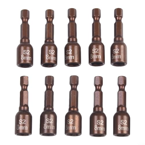 Robustes magnetisches Innensechskant-Adapter-Set mit zehn robusten 8-mm-Treibern für verschiedene Anwendungen Robustes magnetisches Innensechskant-Adapter-Set mit zehn robusten 8-mm-Treibern für verschiedene Anwendungen von ZMdooreasy