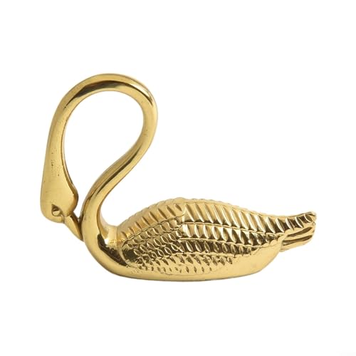 Schubladengriffe in Tierform, Schwan, Messingknöpfe für Schrank- und Kommoden-Dekoration von ZMdooreasy