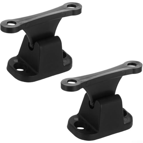 T-förmiger Nylon-Türstopper mit Saugnapf, für Camping und Wohnmobil, Schwarz von ZMdooreasy