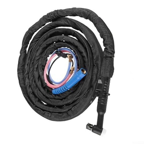 Wassergekühltes 4 m langes Kabel WP18 WIG-Schweißbrenner-Set mit Mutteranschluss für die Verwendung mit WIG-Schweißgeräten für stabile Schweißleistung Wassergekühltes 4 m langes Kabel WP18 WIG-Schweißbrenner-Set mit Mutteranschluss für die Verwendung mit WIG-Schweißgeräten für stabile Schweißleistung von ZMdooreasy