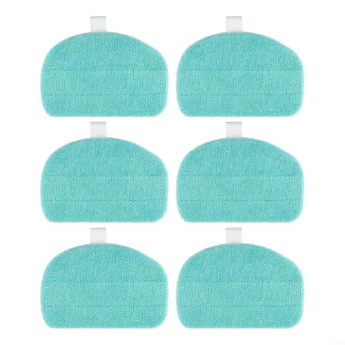 Wischmopp-Pad-Ersatz aus Mikrofaser-Material, kompatibel mit Leifheit ForCleanTenso Power 2 0, perfekte Passform für effiziente Reinigungsaufgaben (6 Stück) von ZMdooreasy