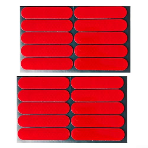 ZMdooreasy 20 Stück reflektierende Sicherheits-Autoaufkleber Erinnerung, reflektierendes Klebeband, 20 Stück selbstklebende Streifen, wasserdichte Sicherheitsaufkleber für Auto LKW Sichtbarkeit bei ZMdooreasy 20 Stück reflektierende Sicherheits-Autoaufkleber Erinnerung, reflektierendes Klebeband, 20 Stück selbstklebende Streifen, wasserdichte Sicherheitsaufkleber für Auto LKW Sichtbarkeit bei von ZMdooreasy