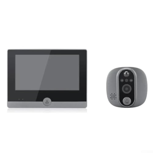 ZMdooreasy Digitale Türspion Kamera mit 4,3 Zoll IPS Bildschirm 167° Weitwinkel WiFi Smart Guckloch Monitor ZMdooreasy Digitale Türspion Kamera mit 4,3 Zoll IPS Bildschirm 167° Weitwinkel WiFi Smart Guckloch Monitor von ZMdooreasy