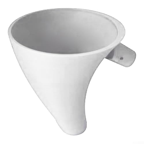 ZMdooreasy Für Küchenhelfer Mixer Trichteraufsatz für 222 mm Schüsseln mit geführtem Ausgießen, ergonomischem Griff und Konstruktion, um Spritzer beim Backen und Kochen zu minimieren (weiß) von ZMdooreasy