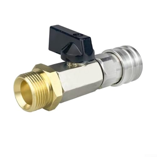 ZMdooreasy Hochdruckreiniger-Kugelhahn mit An-Aus-Schalter und Schnellanschluss, 4500 PSI für Hochdruckreinigungsanwendungen von ZMdooreasy