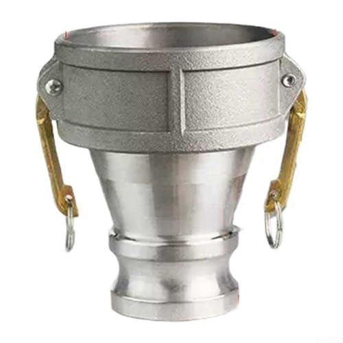 ZMdooreasy Robustes Aluminium-Nockenschloss-Gelenk, 5,1 cm bis 3,8 cm Durchmesser, Schnellverbindung, weibliche Kupplung mit Schlauchschaft für Schläuche und Rohre ZMdooreasy Robustes Aluminium-Nockenschloss-Gelenk, 5,1 cm bis 3,8 cm Durchmesser, Schnellverbindung, weibliche Kupplung mit Schlauchschaft für Schläuche und Rohre von ZMdooreasy
