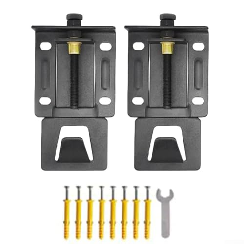 ZMdooreasy Set mit 2 verstellbaren Dunstabzugshauben mit kaltgewalztem Stahl und verdickten Halterungen zur Verbesserung der Stabilität und sicheren Kücheneinrichtung (Standardversion) von ZMdooreasy