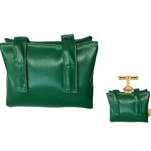 ZMdooreasy Wasserhahn-Frostschutzabdeckung, Outdoor-Wasserhahn-Frostschutzabdeckung, wasserdichte Leder-Isolationsjacke, Gartenhahn-Thermoschutz, 26 x 18 cm (grün) von ZMdooreasy