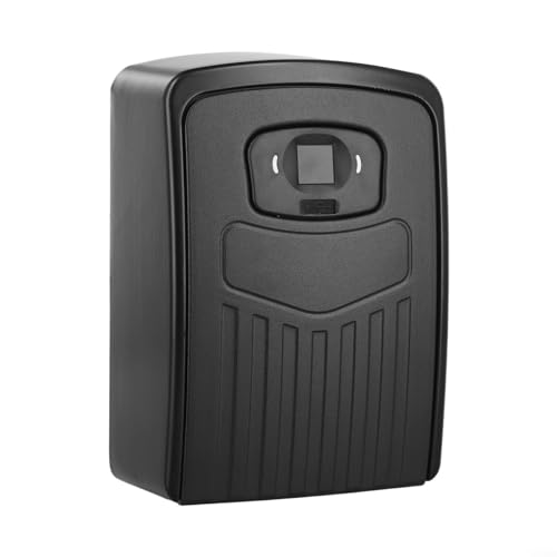 ZMdooreasy Wetterfeste Smart Key Lock Box mit biometrischem Fingerabdruck-Zugang, wandmontierbare Metall-Outdoor-Schlüsselaufbewahrung kompatibel für Tuya App ZMdooreasy Wetterfeste Smart Key Lock Box mit biometrischem Fingerabdruck-Zugang, wandmontierbare Metall-Outdoor-Schlüsselaufbewahrung kompatibel für Tuya App von ZMdooreasy