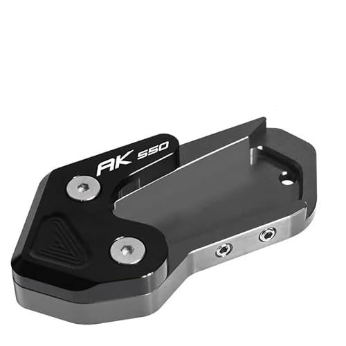 Motorrad Seitenständer Unterlage Für KYMCO AK550 Für AK 550 2017-2023 Motorrad Zubehör Ständer Vergrößern Platte Fuß Seite Stehen Enlarger Erweiterung Unterstützung Pad kissen für seitenständer ( Farb von ZNCOJL