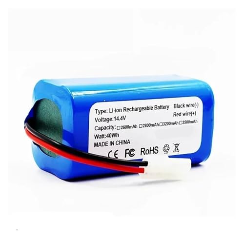 H18650CH-4S1P 3500 MAh Roboter-Staubsauger-Li-Ionen-Akku, Kompatibel Mit XIAOMI, Kompatibel Mit Essential, G1 MJSTG1, SKV4136GL R30 R35(5200mAh) von ZNDIALDHF