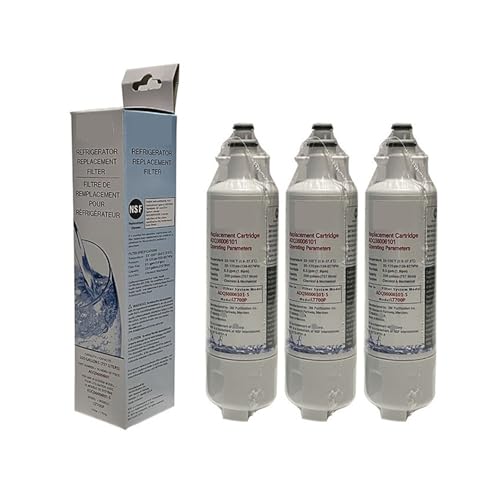 Kühlschrank-Wasserfilterfilter Ersetzen, Kompatibel Mit LG, LT700p ADQ36006101-ADQ36006102, Kompatibel Mit Kenmore-Wasserfilter 9690(3pcs) von ZNDIALDHF