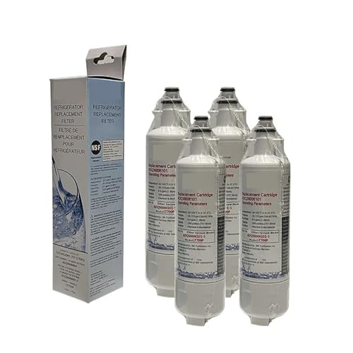 Kühlschrank-Wasserfilterfilter Ersetzen, Kompatibel Mit LG, LT700p ADQ36006101-ADQ36006102, Kompatibel Mit Kenmore-Wasserfilter 9690(4pcs) von ZNDIALDHF