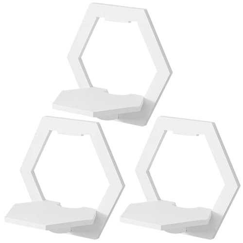 Schweberegal 3 stücke Wand Organizer Regal Hexagon Wand Display Stand for Bücher Blumentopf Display Hintergrund Zimmer Home Decor Für Bücher von ZNJAMN