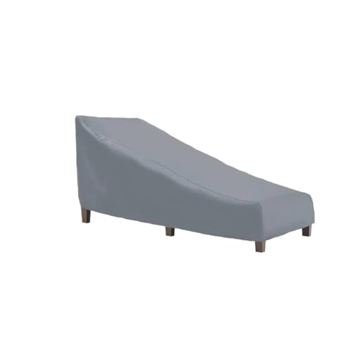 Sonnenliegen-Abdeckung Abdeckung for Chaiselongues auf der Terrasse, grau, wasserdicht, strapazierfähig, for Liegestühle im Freien, Sonnenbank, Poolbank, Chaiselongue, Stuhl, Möbelbezüge FüR Sessel Sonnenliegen-Abdeckung Abdeckung for Chaiselongues auf der Terrasse, grau, wasserdicht, strapazierfähig, for Liegestühle im Freien, Sonnenbank, Poolbank, Chaiselongue, Stuhl, Möbelbezüge FüR Sessel von ZNJAMN