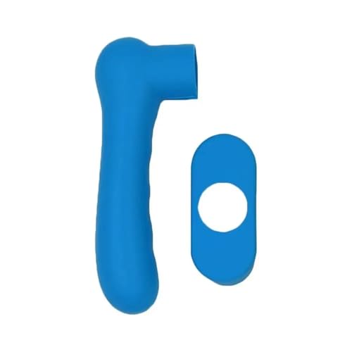 TüRgriffabdeckung 5 stücke Tragbare Silikon Türgriff Abdeckung Anti Kollision Türklinke Hülse Stille Anti-Rutsch Tür Knob FüR TüRklinken(Blue) von ZNJAMN