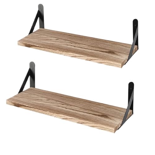 ZNJAMN 2 stücke Schwimmende Regal Holz Wand Regale Bad Rack Bad Zubehör Einfache Design Lagerung Regale Buch Halter Liefert(38x15.5CM) von ZNJAMN