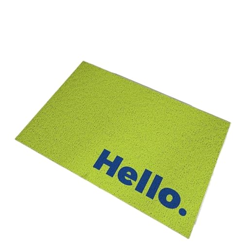 ZNJAMN FußMatten FüR Den Innenbereich PVC-Spulen-Fußmatte for den Heimgebrauch, Eingangsmatte, rutschfeste Bodenmatte for Reibungswiderstands-Fußmatte FüR Innen(Avocado Green,120x200cm) von ZNJAMN