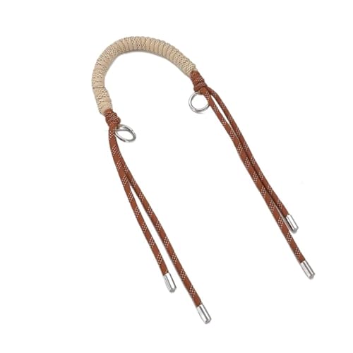ZNJAMN Geflochtener Taschengurt 2 Pcs Geflochtene Tasche Strap Universal Handarbeit Gewebt Schulter Handtaschen FüR Taschen(White) von ZNJAMN