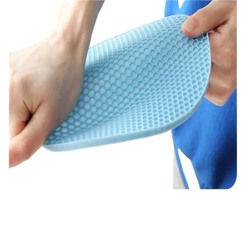 ZNJAMN Isolierunterlage FüR Geschirr 3 stücke Kreative Tisch Tischset Untersetzer Verbrühungsschutz Küche Zubehör Runde Silikon Haushalt Wärme-beständig Pan Pad FüR Geschirr(Blue,14cm) von ZNJAMN