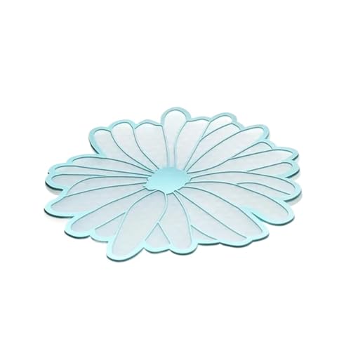 ZNJAMN Isolierunterlage FüR Geschirr 3 stücke Silikon Tischset Blume Küche Esstisch Dekor Wärmedämmung Matte Pad Tasse Halter Bahn Schüssel FüR Geschirr(Green) von ZNJAMN