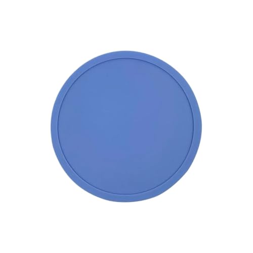 ZNJAMN Isolierunterlage FüR Geschirr 4/6/12 Teile/Satz 10CM Runde Tasse Coaster Silikon Isoliermatte Pads Trinken Halter Becher Stand Home Tisch Dekorationen FüR Geschirr(Blue,4PCS_10CM) von ZNJAMN