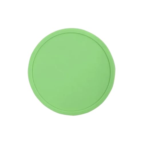 ZNJAMN Isolierunterlage FüR Geschirr 4/6/12 Teile/Satz 10CM Runde Tasse Coaster Silikon Isoliermatte Pads Trinken Halter Becher Stand Home Tisch Dekorationen FüR Geschirr(Green,6PCS_10CM) von ZNJAMN
