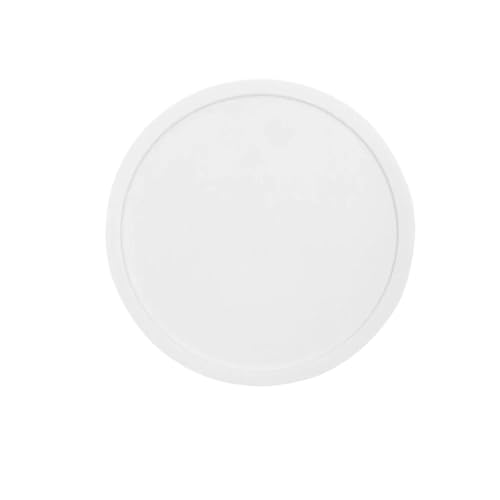 ZNJAMN Isolierunterlage FüR Geschirr 4/6/12 Teile/Satz 10CM Runde Tasse Coaster Silikon Isoliermatte Pads Trinken Halter Becher Stand Home Tisch Dekorationen FüR Geschirr(White,12PCS_10CM) von ZNJAMN