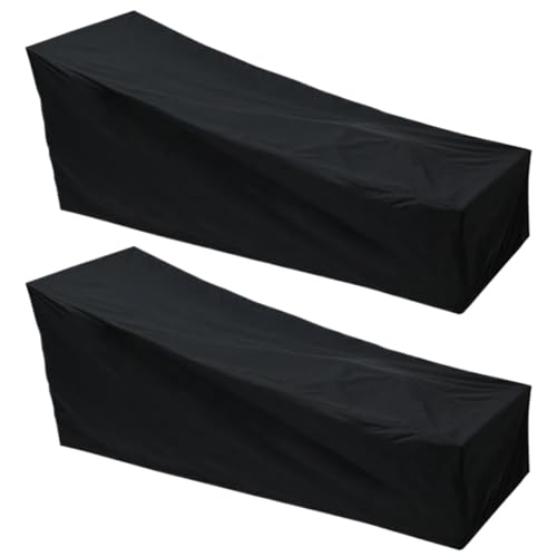 ZNJAMN Sonnenliegen-Abdeckung Abdeckung for Sonnenliegen im Freien, Garten, Sonnenliege, for Terrasse, Outdoor-Loungesessel, Liege, Schutzhülle, Möbel, wasserdichte FüR Sessel(208x76x41x79cm-2pcs) von ZNJAMN
