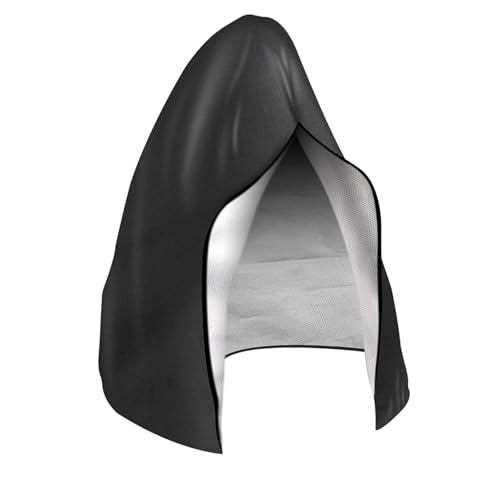 ZNJAMN Sonnenliegen-Abdeckung Hängende Eierstuhl-Abdeckung for die Terrasse mit Reißverschluss, wasserdicht, Winddicht, Schaukelstuhl-Abdeckungen FüR Sessel(Black,230x200CM) von ZNJAMN