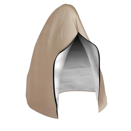 ZNJAMN Sonnenliegen-Abdeckung Hängende Eierstuhl-Abdeckung for die Terrasse mit Reißverschluss, wasserdicht, Winddicht, Schaukelstuhl-Abdeckungen FüR Sessel(Khaki,115x190CM) von ZNJAMN
