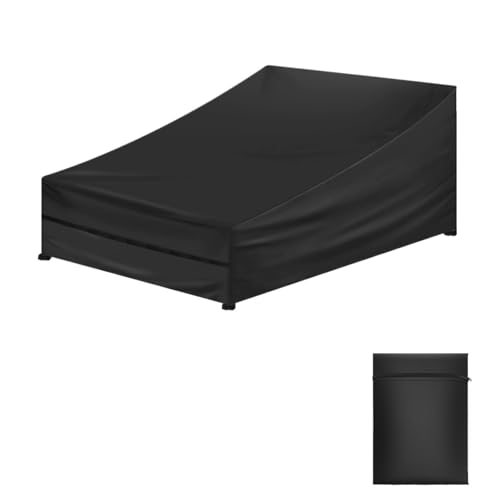 ZNJAMN Sonnenliegen-Abdeckung Sonnenliegenabdeckungen for Sonnenliegen, Stapelabdeckung, wasserdichte Sonnenliegenabdeckung, Anti-UV-Bezüge for Liegestühle FüR Sessel(210x75x40x80CM) von ZNJAMN