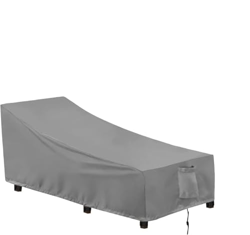 ZNJAMN Sonnenliegen-Abdeckung wasserdichte Abdeckung for Terrassen-Chaiselongue-Stuhl im Freien – UV-beständige Liegenabdeckungen, strapazierfähige, wetterfeste Terrassen-Sofamöbel FüR Sessel ZNJAMN Sonnenliegen-Abdeckung wasserdichte Abdeckung for Terrassen-Chaiselongue-Stuhl im Freien – UV-beständige Liegenabdeckungen, strapazierfähige, wetterfeste Terrassen-Sofamöbel FüR Sessel von ZNJAMN