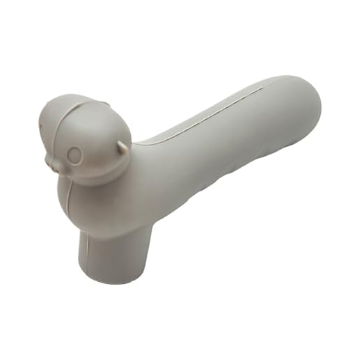 ZNJAMN TüRgriffabdeckung 2 Stück Silikon-Türknauf, Schutzhülle, Antikollisionsschutz FüR TüRklinken(Gray) von ZNJAMN