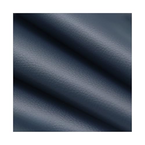 Kunstleder Reparaturset Selbstklebendes Leder-Reparaturflicken, 24,9 X 29,9 Cm, Vinyl-Reparaturset Mit Litschi-Textur Für Couch, Boot, Sitz, Stuhl, Handtasche(Navy blue) von ZNQNDSR