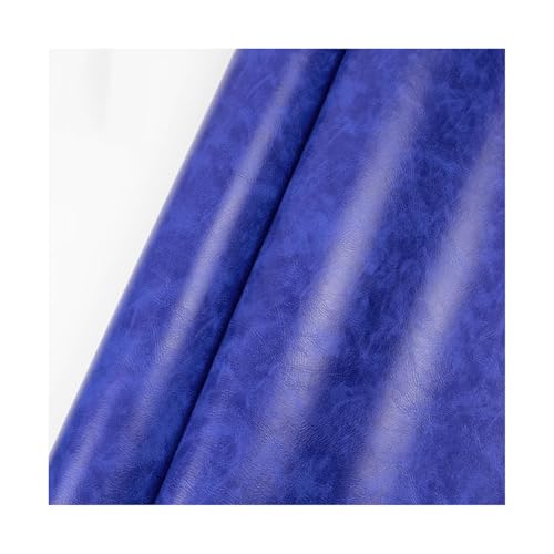 ZNQNDSR Kunstleder Reparaturset 39x54 Lederflicken Für Möbel, Selbstklebendes Ölwachs-Vinyl-Reparaturband Für Couch, Boot, Sitz, Stuhl, Handtasche(Blue) von ZNQNDSR