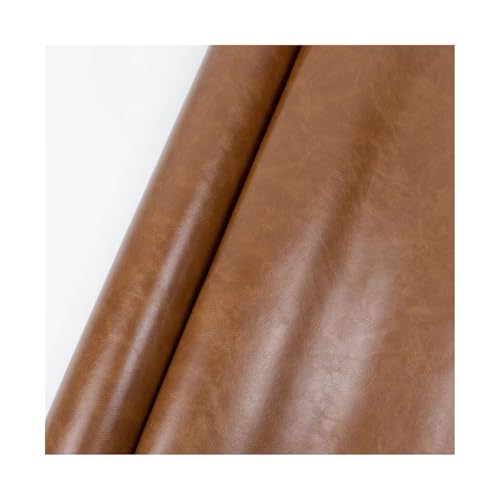 ZNQNDSR Kunstleder Reparaturset 39x54 Lederflicken Für Möbel, Selbstklebendes Ölwachs-Vinyl-Reparaturband Für Couch, Boot, Sitz, Stuhl, Handtasche(Brown) von ZNQNDSR