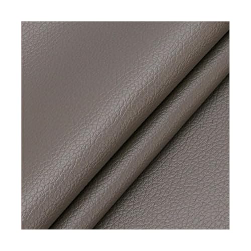 ZNQNDSR Kunstleder Reparaturset Zuschneidbares Lederflicken-Reparaturset, Selbstklebender Couch-Stoffflicken Mit Litschi-Textur Für Sofas, Stühle, Autoinnenräume(Gray) von ZNQNDSR