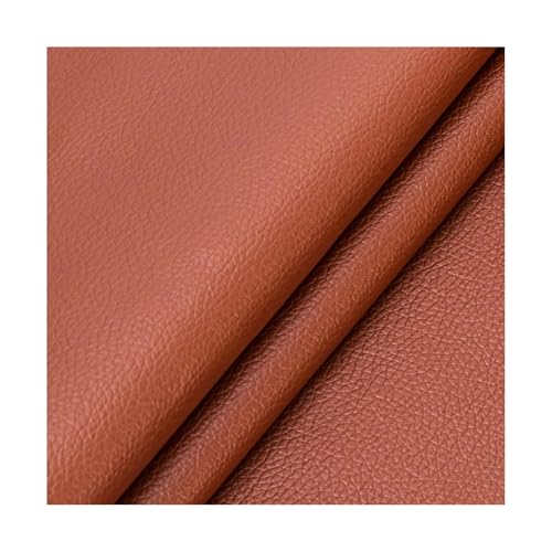 ZNQNDSR Kunstleder Reparaturset Zuschneidbares Lederflicken-Reparaturset, Selbstklebender Couch-Stoffflicken Mit Litschi-Textur Für Sofas, Stühle, Autoinnenräume(Light Brown) von ZNQNDSR